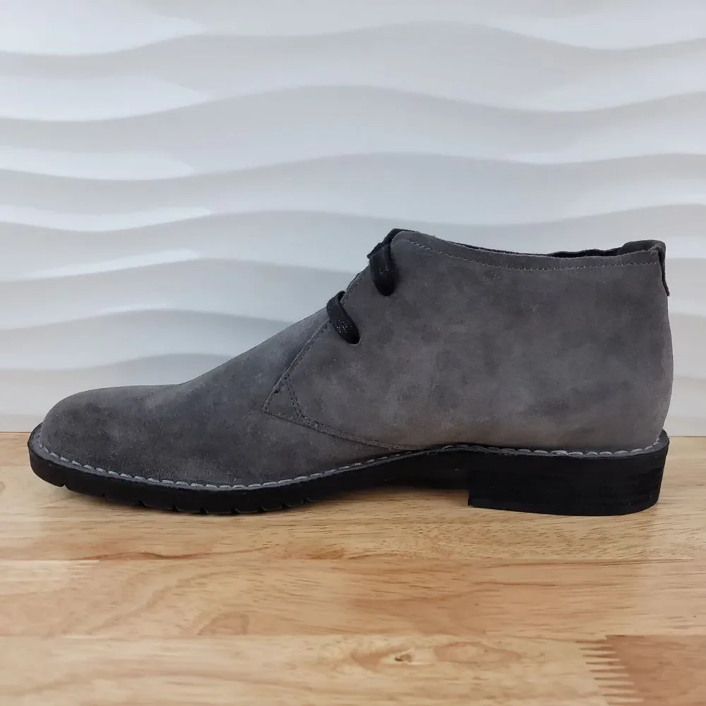 John Varvatos Star USA D Mens Size 13 Gray Suede Leather Chukka Desert Boots - Picture 2 of 16